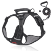 Harnais Sécurisé Réfléchissant Anti-traction + Laisse
