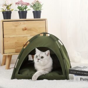 Tente-lit portable pour chat et petit chien