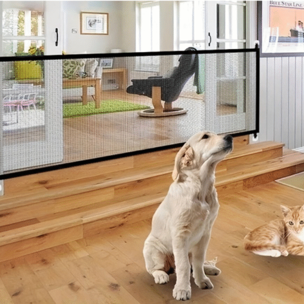 Barrière de sécurité pliable pour animaux